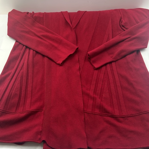 NY Collection Open Front Cardigan - Picture 5 of 7